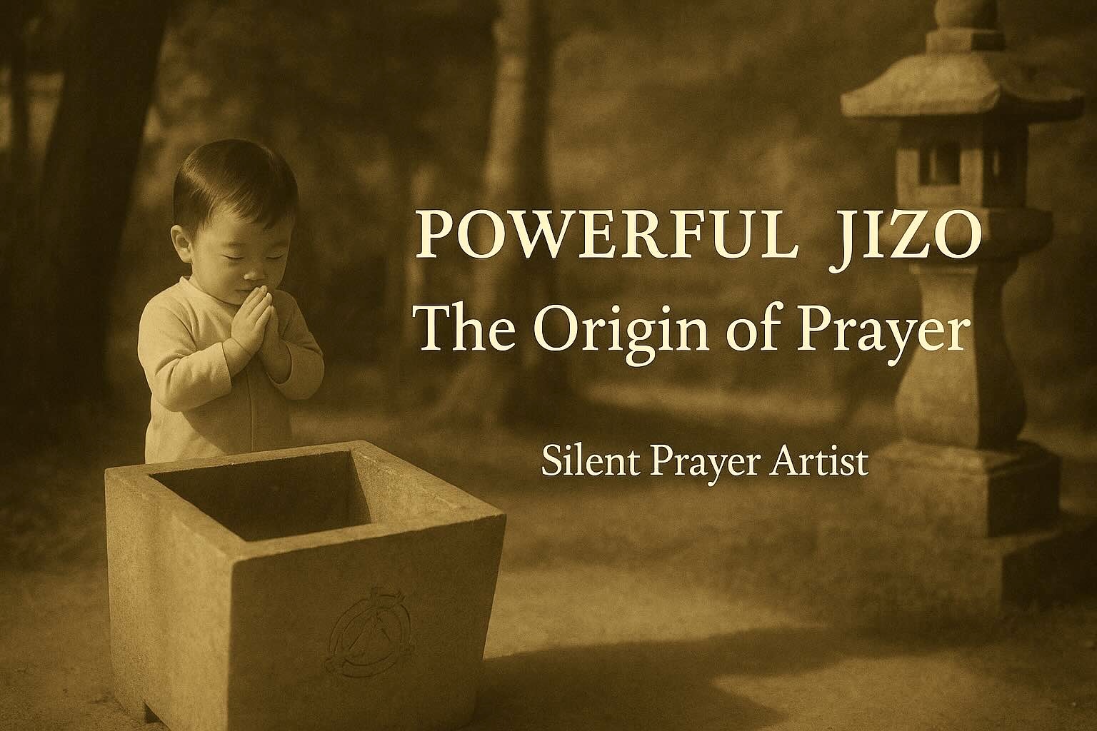 POWERFUL JIZO The Origin of Prayer | A Life Guided by Silent Prayer