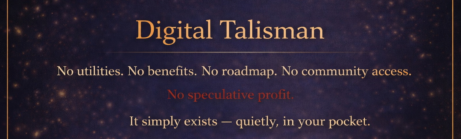 Digital Talisman – Concept and Philosophy | POWERFULJIZO Ecosystem™